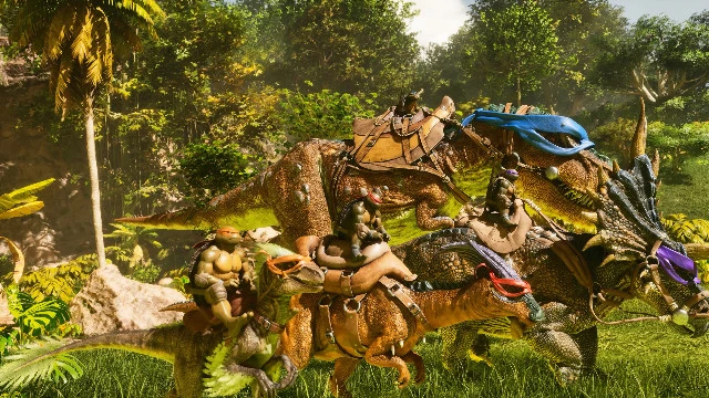 В ARK: Survival Ascended стартовала самая нелепая из возможных коллабораций — появились Черепашки-ниндзя и другие персонажи комиксов