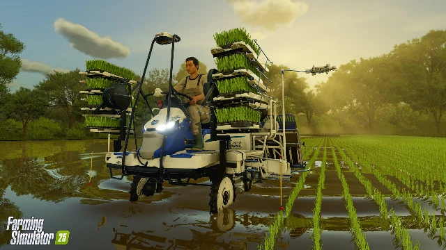 Сразу плюс балл: в Farming Simulator 25 добавили рыбалку
