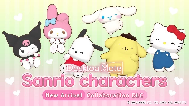 Desktop Mate выпускает DLC с персонажами Sanrio
