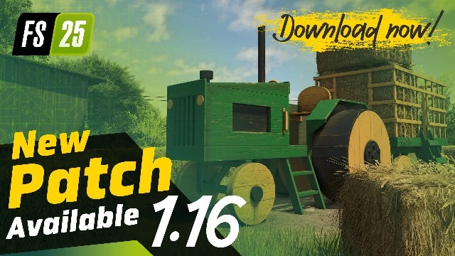 Разработчики Farming Simulator 25 исправили ошибки и добавили новую технику