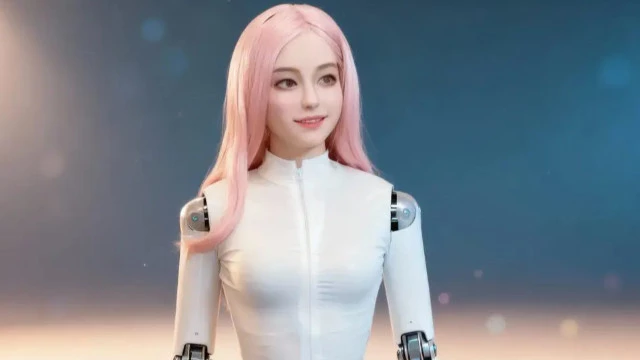 Будущее наступило вчера: китайцы показали женщину-робота на базе реального скелета