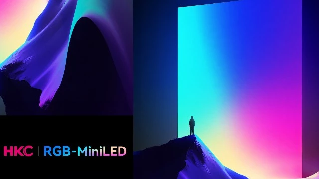 HKC тизерит первый в мире монитор с RGB Mini LED подсветкой