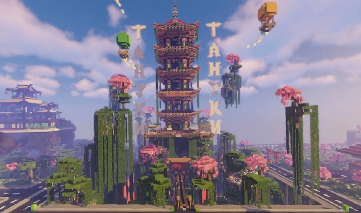 Minecraft  и ТАНУКИ не дадут вам умереть с голоду.