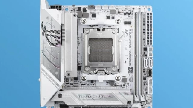 ASUS выпустила белую материнскую плату ROG STRIX B850‑I Gaming WIFI7 W в формате Mini‑ITX