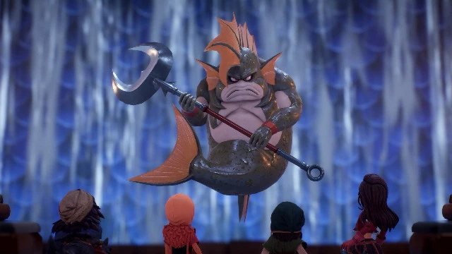 Много игрового процесса Dragon Quest 7 Reimagined в двух локациях