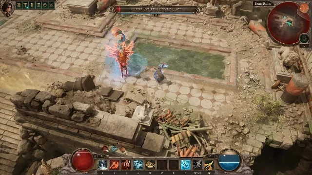 12 минут игрового процесса Titan Quest 2: первый акт, мастерство, ихтиане и Гиппокамп 