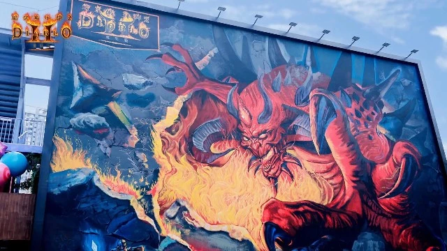В честь выхода Diablo II: Resurrected в Китае, компания NetEase расписала целое здание