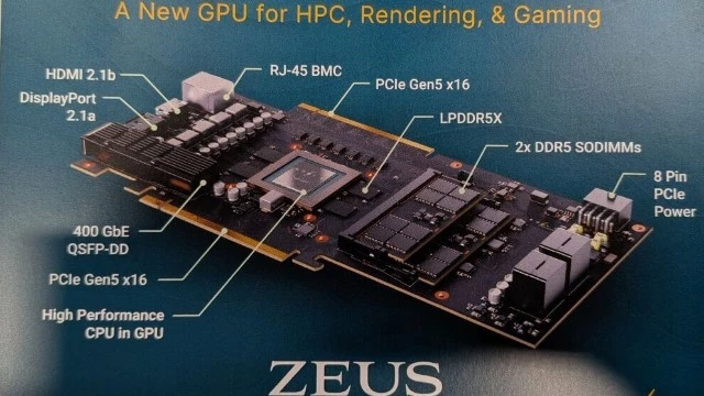 Bolt Graphics обещает революцию: видеокарта Zeus в 2,5 раза быстрее RTX 5090 в трассировке путей