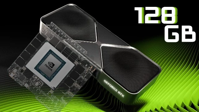 Замечена NVIDIA RTX 5090 с 128 ГБ памяти