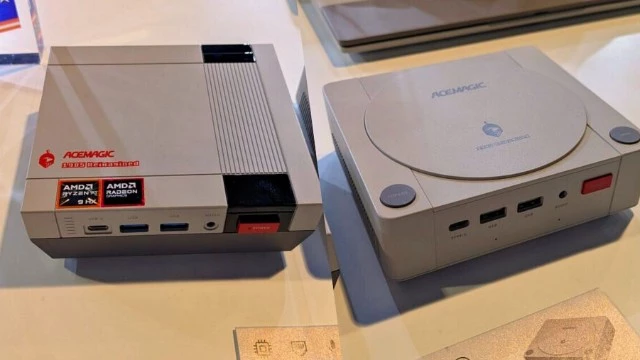 ACEMAGIC представила мини-ПК в стиле NES, Dreamcast и PS1 на базе AMD Ryzen HX 470
