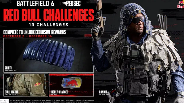 В Battlefield 6 стартовала коллаборация с энергетиками  Red Bull