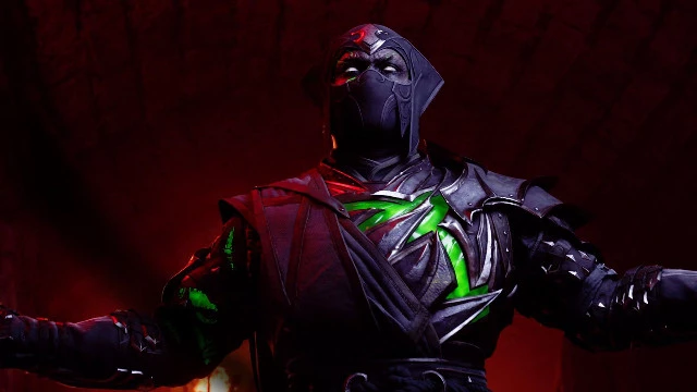 Нуб Сайбот в духе Mortal Kombat 1 на кадре из «Смертельной битвы 2»